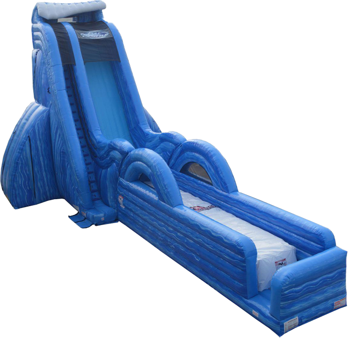 Full Throttle Water Slide Rentals - Water (700x679), Png Download