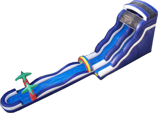 Beaumont Screamer Waterslide Rental - Slip And Slide Transparent (555x399), Png Download