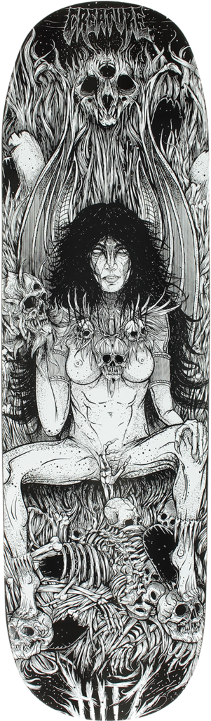 Creature Hitz Shed Succubus Deck - Skateboard (1024x1024), Png Download