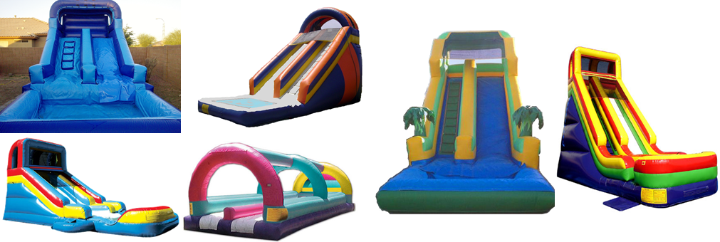 Water Slides For Rent - Bounce Buy Slide N Splash Slide With Detachable Pool (1011x340), Png Download