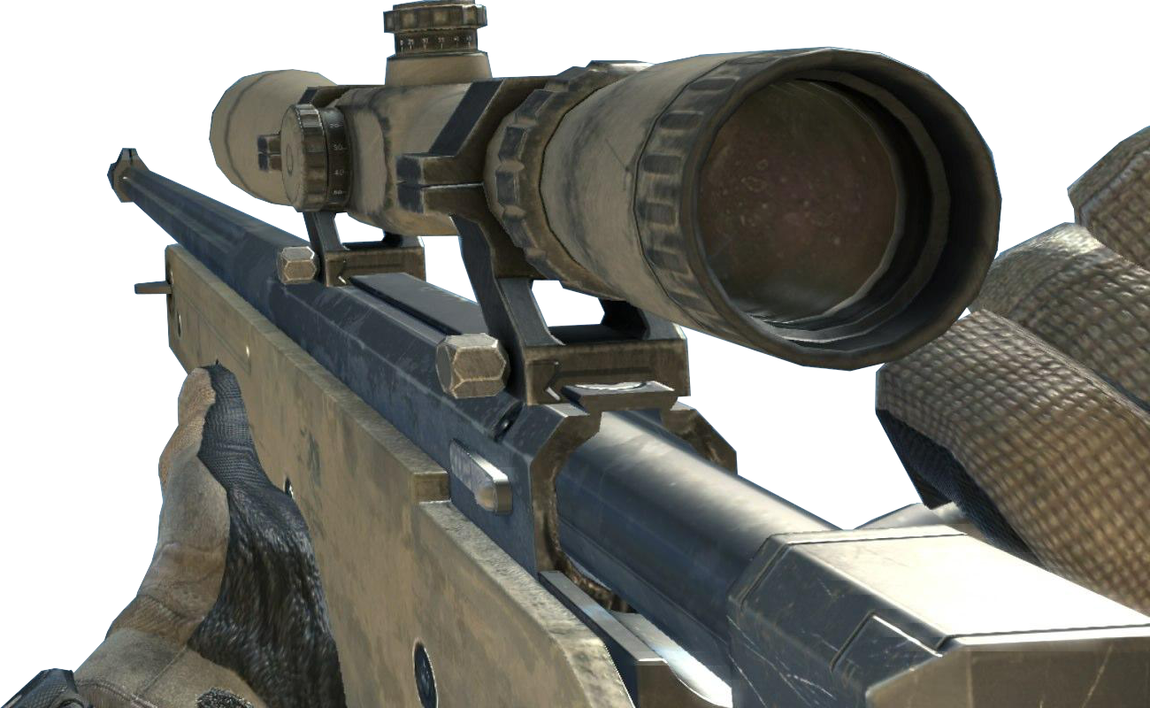 Call Of Duty Sniper Rifle Png - Modern Warfare 3 L118a (1300x800), Png Download