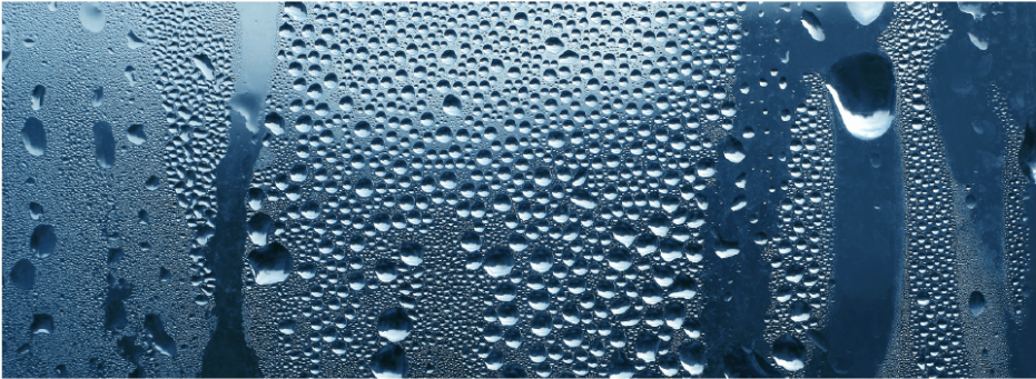 Condensation - Water Drops On Glass (930x436), Png Download
