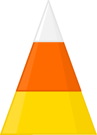 Candy Corn Tomgr - Candy Corn (314x435), Png Download