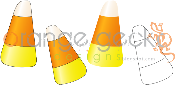 Embellish Your Designs With A Sweet Little Candy Corn - Candy Corn (600x301), Png Download