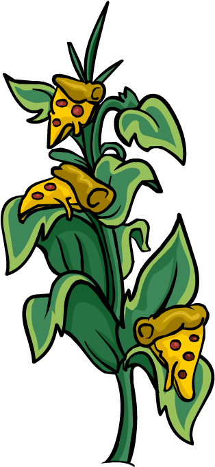 Mine Shack Pizza Plant - Club Penguin Plants (720x720), Png Download