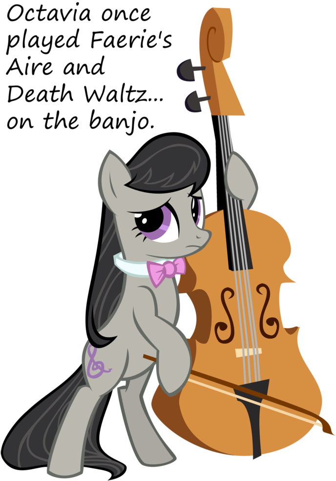 Cello Vector Viola Image Free - Octavia Pony (723x1024), Png Download
