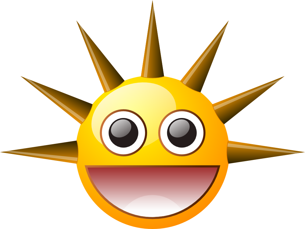 Small - Sun Spikes (600x452), Png Download