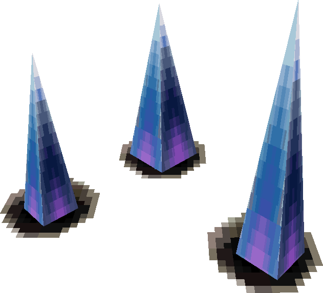 Floor-spikes - Triangle (631x573), Png Download