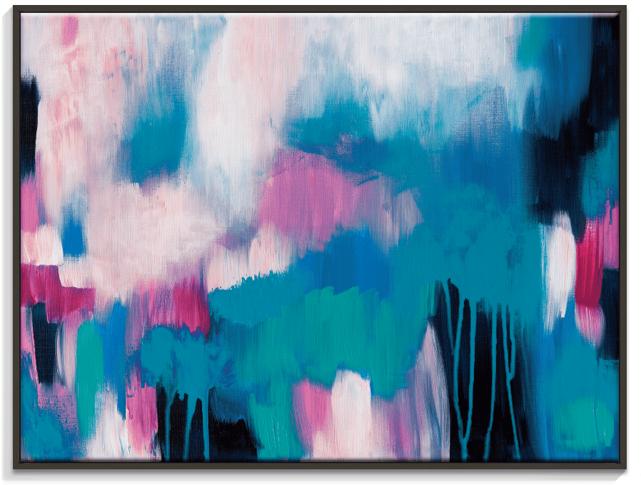 Sherren Comensoli Waiting For A Rainy Day - Modern Art (900x900), Png Download