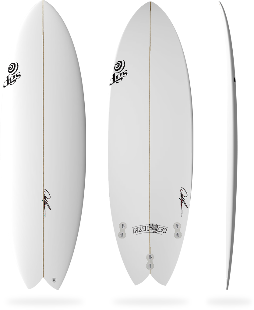 Order Now - Mini Fish Surfboard (980x1057), Png Download