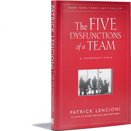 Teamwork - Five Dysfunctions Of A Team - A Leadership Fable (hardcover) (800x716), Png Download