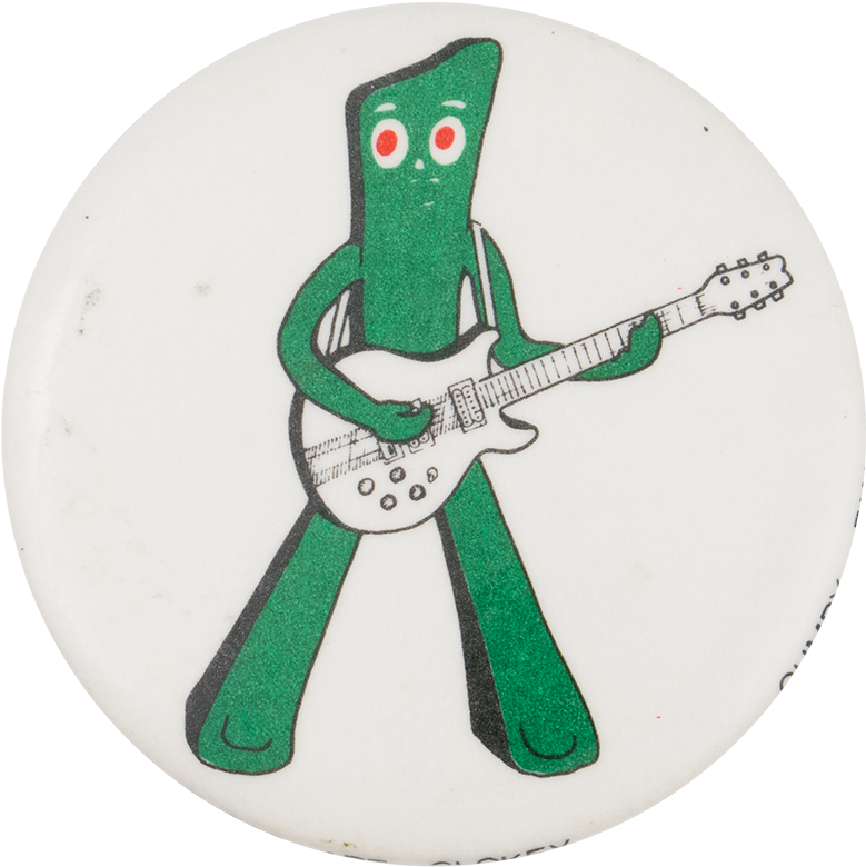 Gumby With Guitar - Museum (1000x885), Png Download