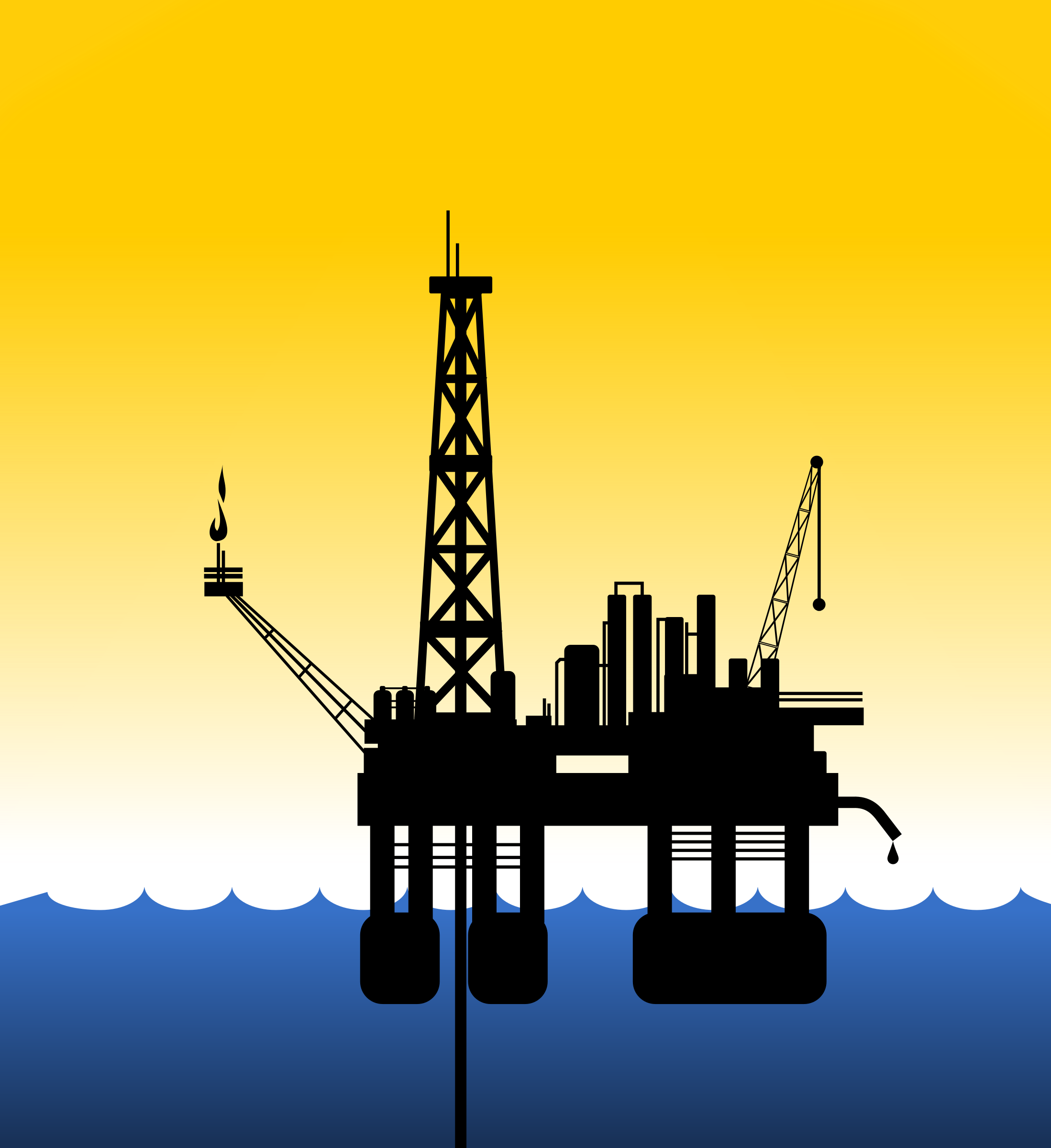 Clipart Download Big Image Png - Offshore Oil Rig Clipart (2197x2400), Png Download