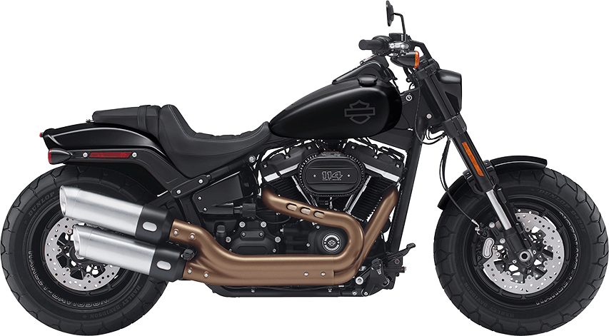 2018 Harley-davidson ® Fat Bob® - Harley Davidson Motorcycle (853x471), Png Download