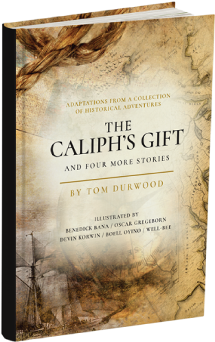 The Caliph's Gift And Four More Stories - Rollo In Holland (illustrated); Nook Book; Author - (423x524), Png Download