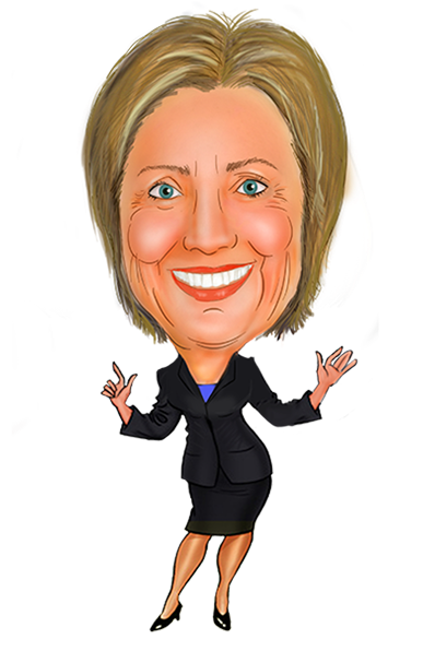 Hillary Clinton - Hillary Clinton Clip Art (494x600), Png Download