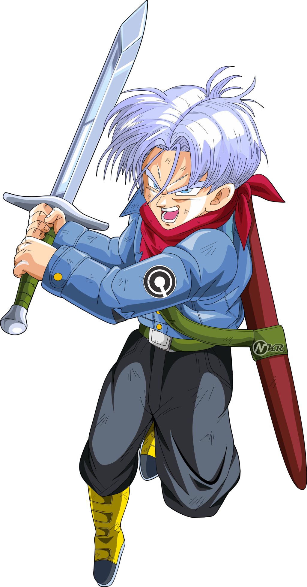 Trunks Del Futuro Dragon Ball Super By Naironkr-da20zen - Dragon Ball Super Trunks Png (1024x1955), Png Download
