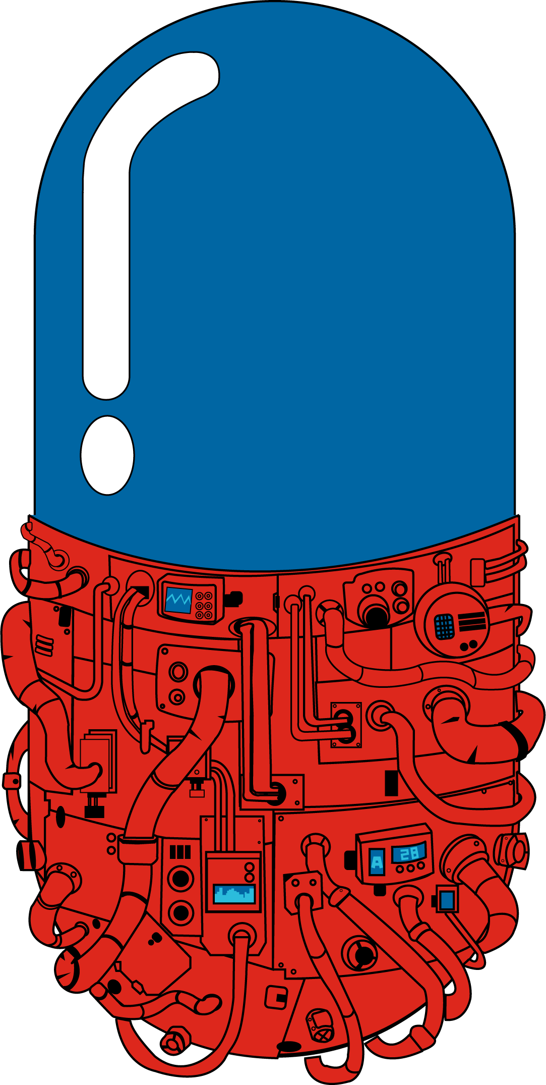 Akira Pill Png Clipart Royalty Free Stock - Akira Pill Png (1083x2150), Png Download