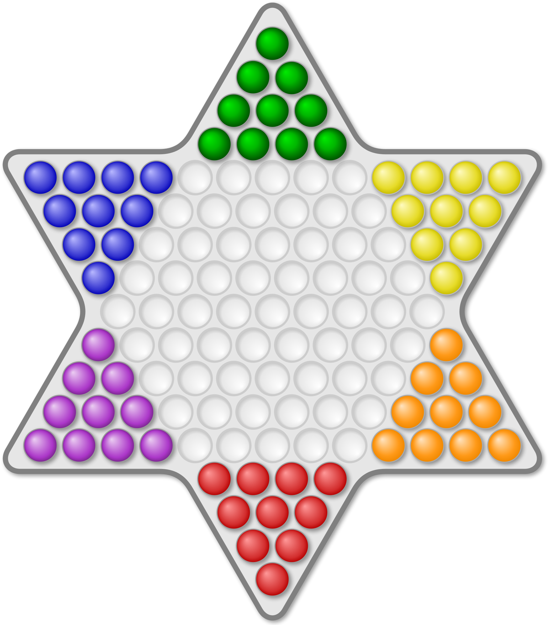 Chinese Checkers Printable Template Word Pdf Format F vrogue.co