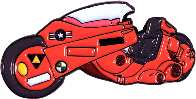 Kaneda's Bike Pin (800x800), Png Download