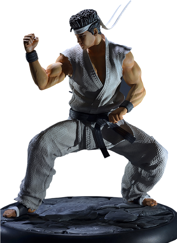 Virtua Fighter - Virtua Fighter 5 - Akira Yuki Statue (567x790), Png Download