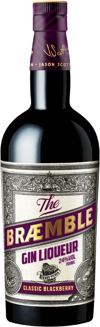 Braemble Gin Liqueur 70cl - Braemble Gin Liqueurs (1060x1272), Png Download