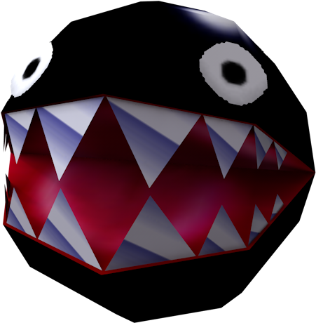 Download Zip Archive - Super Mario 64 Chomp (750x650), Png Download