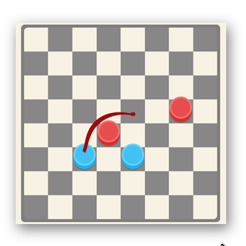 Fun Checkers - Checks Board (372x358), Png Download
