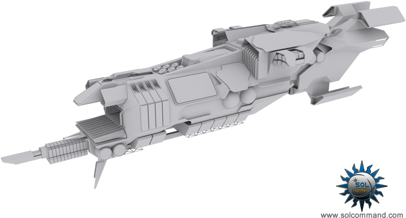 This Is The Latest Ship I've Been Working On - Space Pirate Ship Png (800x500), Png Download