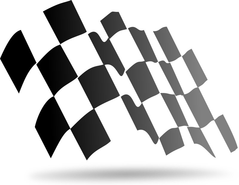 Checker Clipart Group Clip Library Stock - Checkered Flag Designs (800x621), Png Download