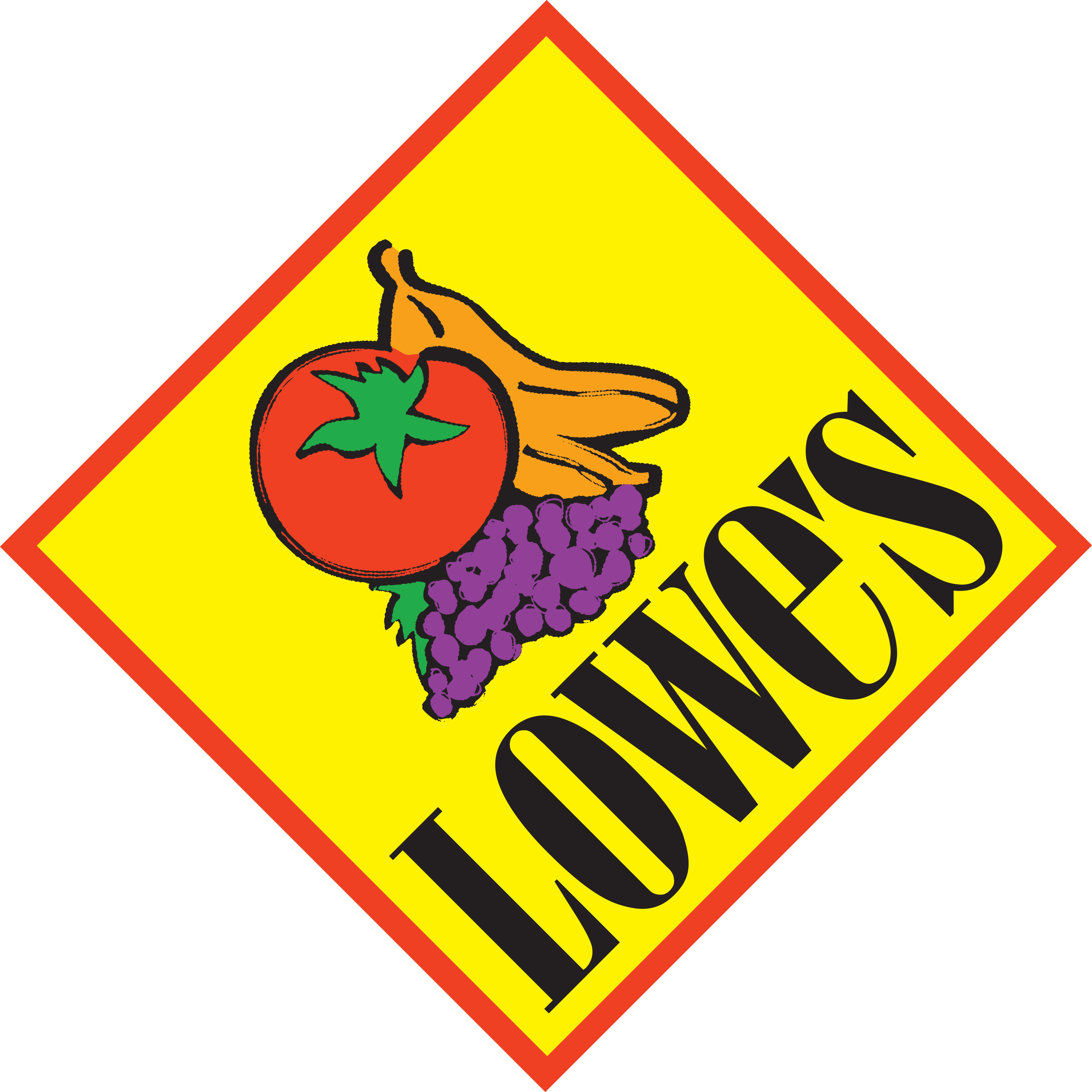 Posted January 18th By - Lowes Market Logo (2437x2437), Png Download