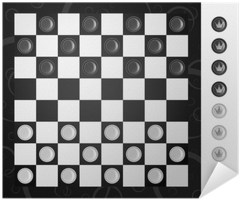 Checkers Game Cartoon (400x400), Png Download