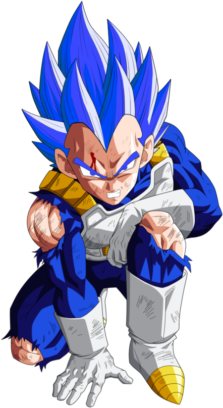 Dragon Ball Z - Vegeta Lastimado Png (600x857), Png Download