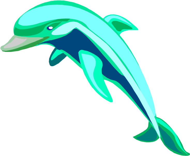 Dolphin Clipart Hawaii - Delfines Animadas En Gif (750x607), Png Download