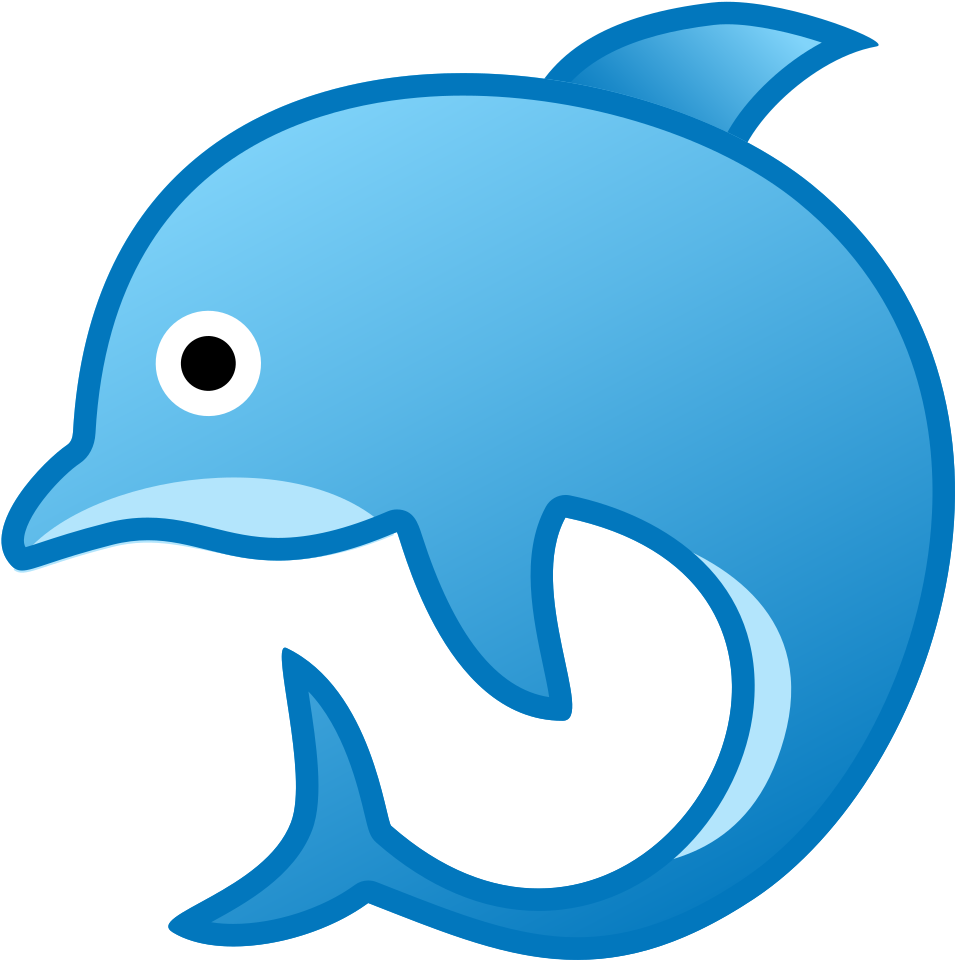 Dolphin Icon - Emoticon Delfino (1024x1024), Png Download