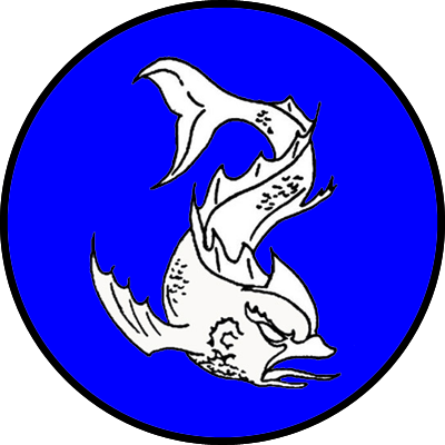 Dolphin-kk - Dolphin Heraldry (400x400), Png Download
