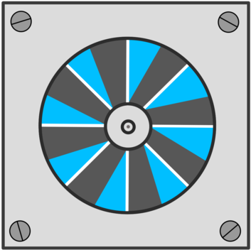 Fan Wind Computer Icons Ventilation (530x750), Png Download