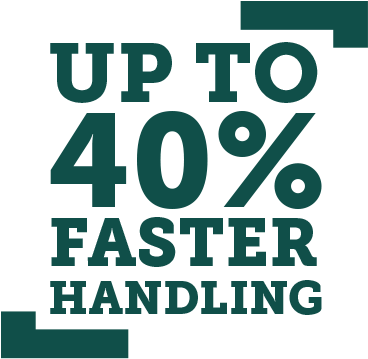 Up To 40% Faster Handling - Ellepot A/s (800x800), Png Download