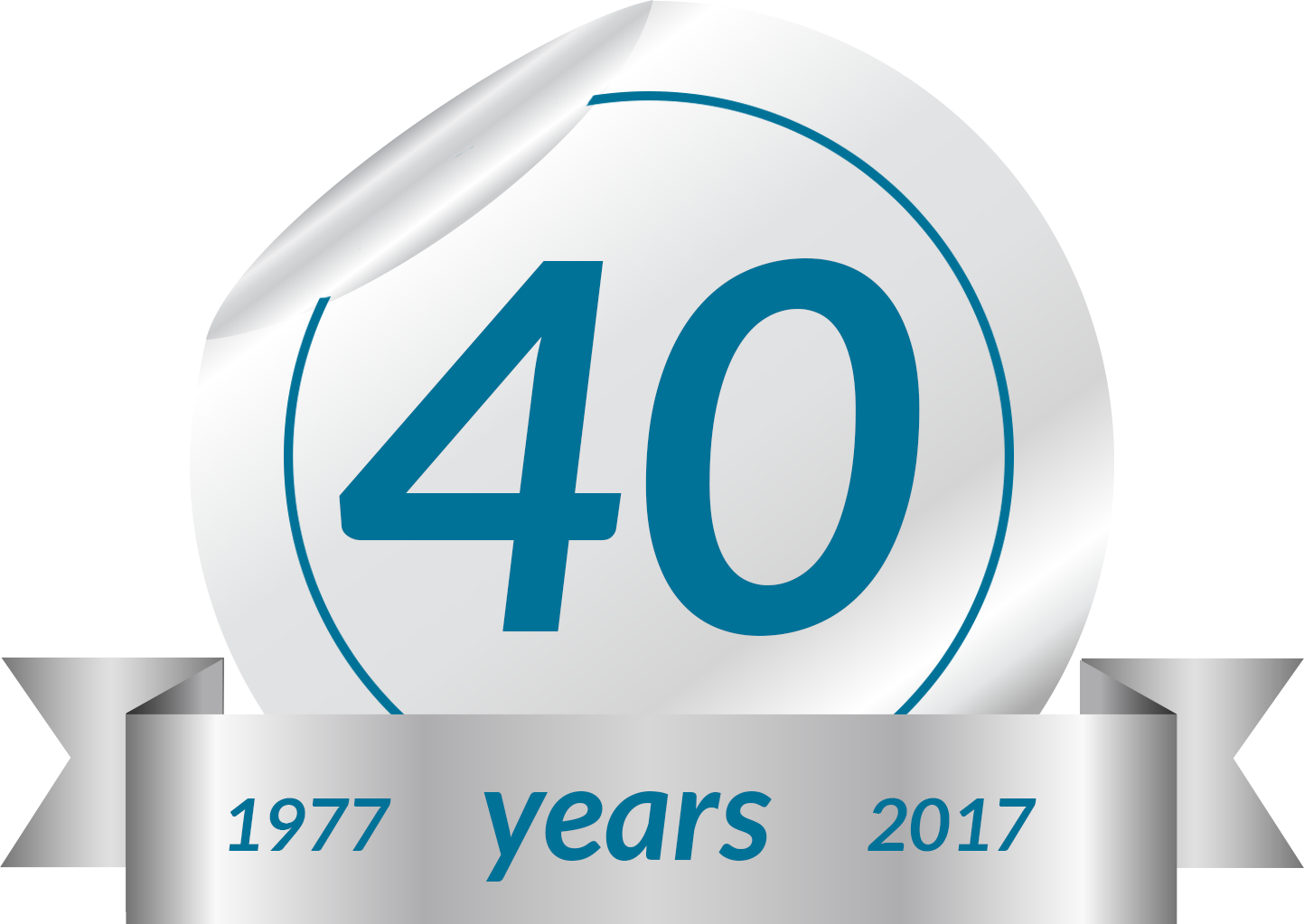 Celebrating 40 Years - Graphic Design (1443x1023), Png Download