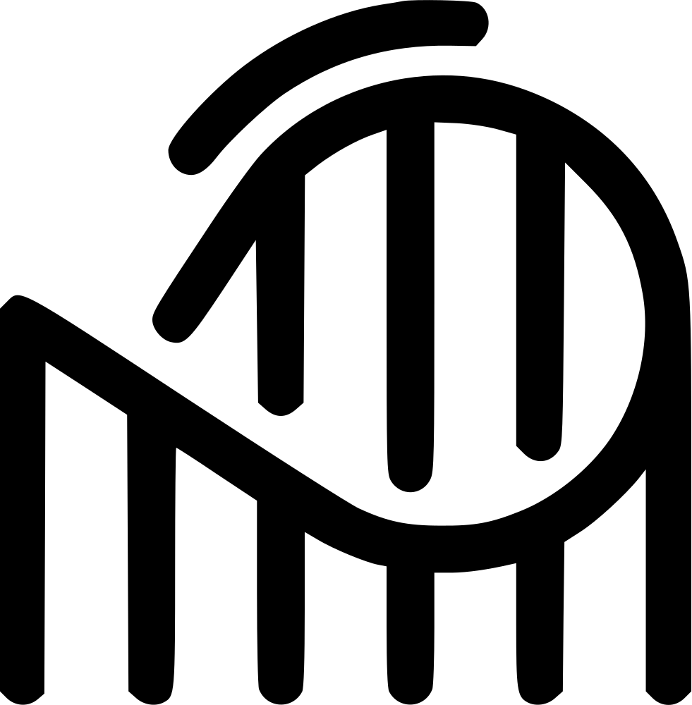 Roller Coaster - - Roller Coaster (981x1000), Png Download