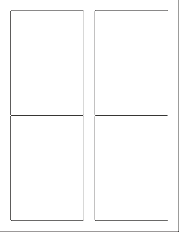 Free Barcode Label Template 42808 - Laster Photo Paper (619x800), Png Download