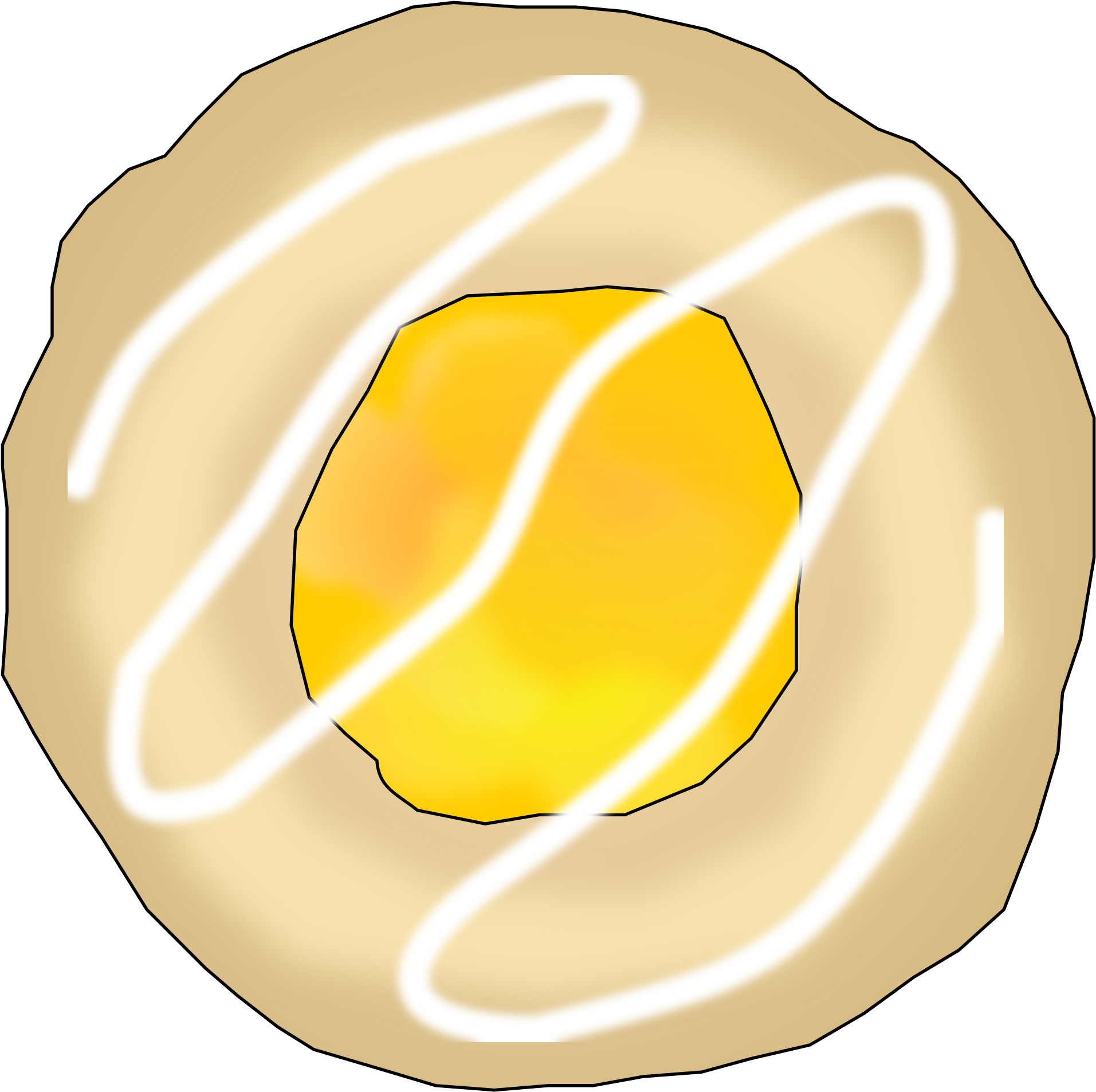 This Free Icons Png Design Of Lemon Thumbprint Cookie (2400x2392), Png Download