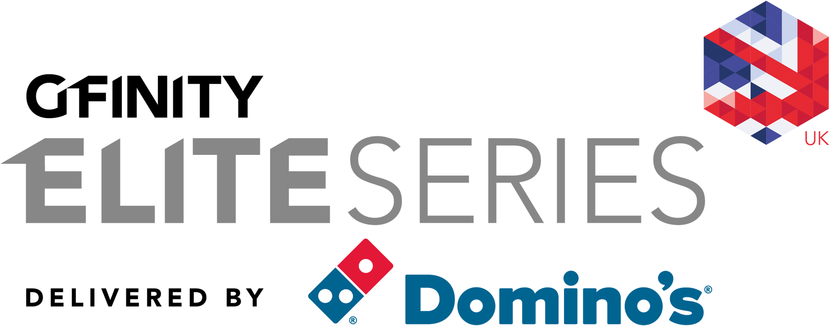 Gfinity And Domino's Enter Multi-year Strategic Partnership - Gfinity Elite Series Logo (2625x1070), Png Download