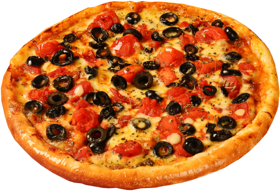 Domino Transparent Pizza - Kalamata (600x418), Png Download