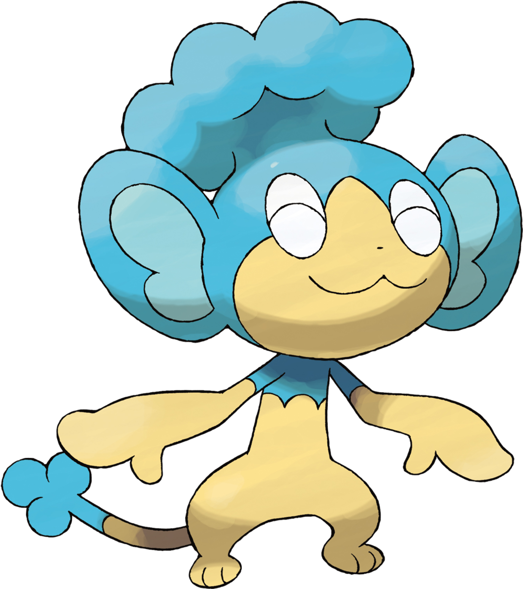 Panpour - Panpour Pokemon (1200x1200), Png Download