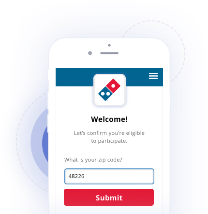Case Dominos Zipcode - Zip Code (430x441), Png Download