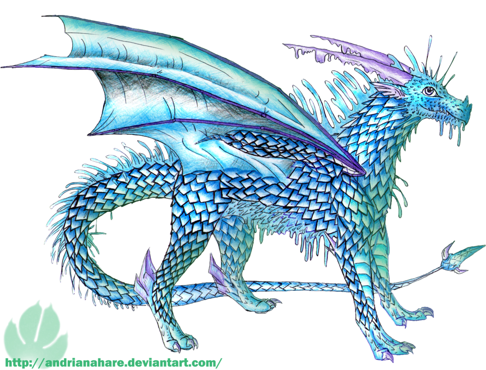Meet Ice Dragon By Jay-kuro On Deviantart - Drawing (1046x764), Png Download