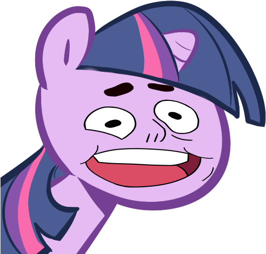 Full - My Little Pony Meme Png (554x515), Png Download
