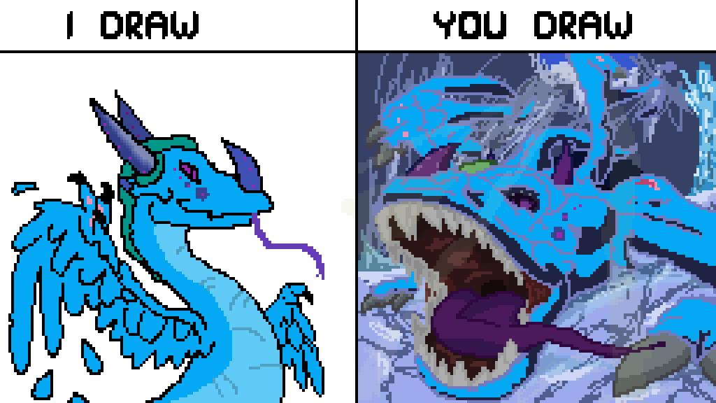 Ice Dragon Cave - Dragon (1024x576), Png Download