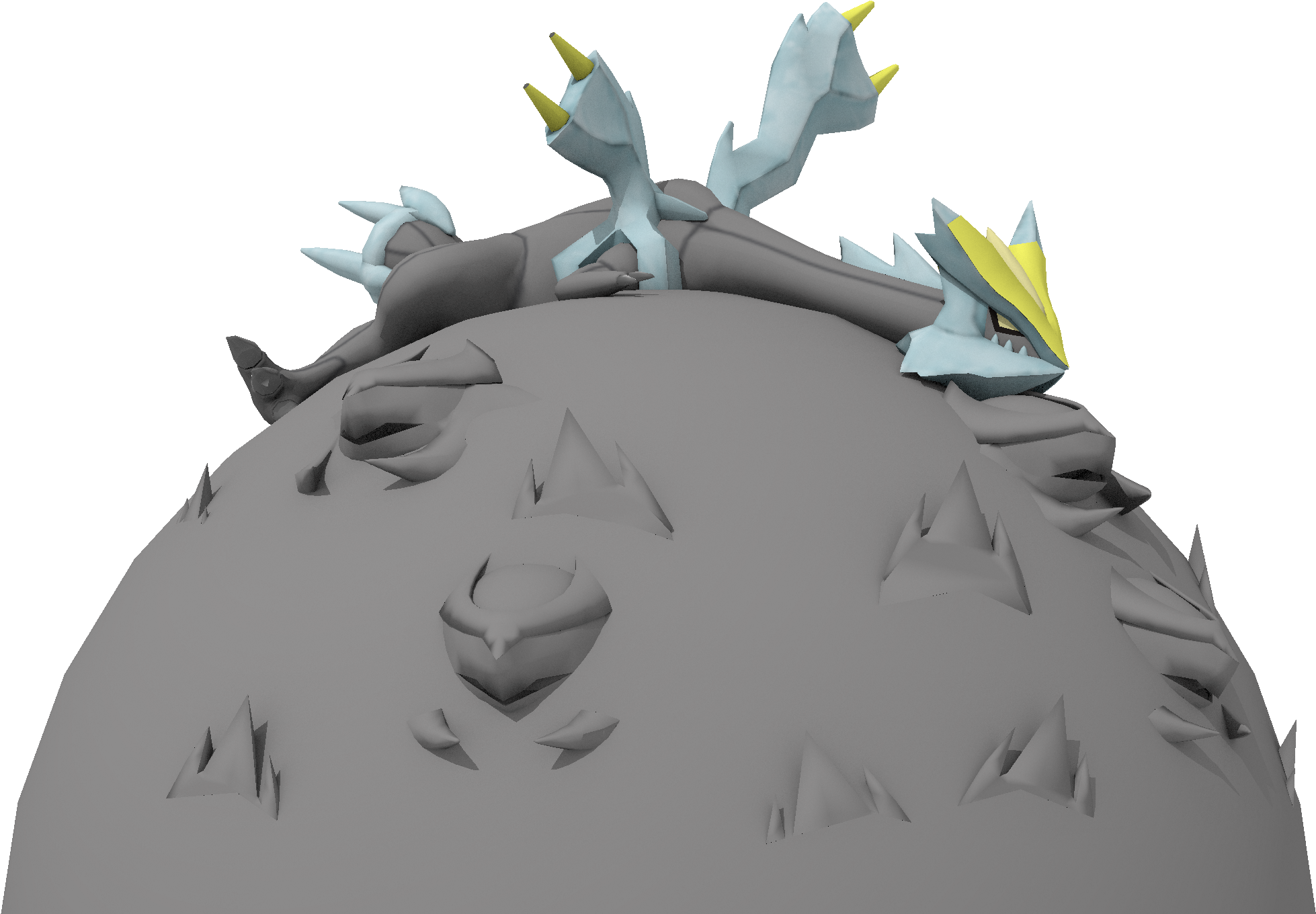 Ice Dragon Ate Ghost Dragons - Creative Arts (2500x1406), Png Download